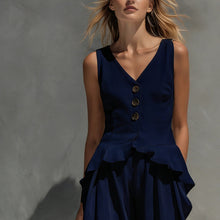 Load image into Gallery viewer, Women's Sleeveless Top & Wide-Leg Pants Two-Piece Set