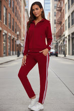 Load image into Gallery viewer, Women’s Fashionable Printed Sports Long-Sleeve Hoodie Set