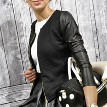 Load image into Gallery viewer, Women’s Plaid Patchwork Blazer