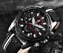 Load image into Gallery viewer, Waterproof Men's Sports Watch With Leather Transparent Belts, Chronometers Day View Perfect Gift