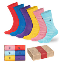 Load image into Gallery viewer, Men’s Bamboo Dress & Trouser Socks 6-Pack - 420