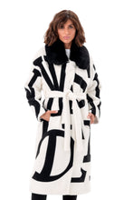 Load image into Gallery viewer, Maru Eco Fur Intarsia Winter Coat