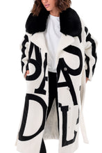 Load image into Gallery viewer, Maru Eco Fur Intarsia Winter Coat