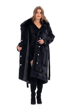 Load image into Gallery viewer, Maru Wool Blend Intarsia Winter Coat