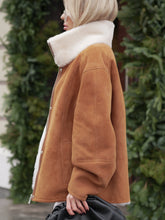 Load image into Gallery viewer, Genuine Shearling Lamb Leather Jacket