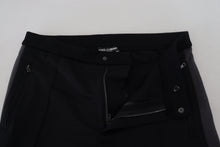 Load image into Gallery viewer, Dolce & Gabbana Black Wool Horseshoe Jogger Pants