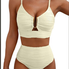Load image into Gallery viewer, Women's Solid Color Gathering Swimsuit