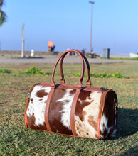 Load image into Gallery viewer, Cowhide Duffel bag