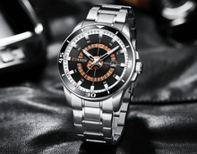 Load image into Gallery viewer, Men's Modern Sports Waterproof Watch Luxury Unique Design Fluorescent Hands Perfect Gift