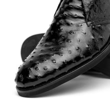 Load image into Gallery viewer, 43-594-BLK MARCO Ostrich Quill Chukka Boot, Black