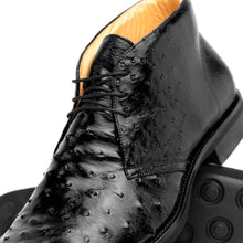 Load image into Gallery viewer, 43-594-BLK MARCO Ostrich Quill Chukka Boot, Black