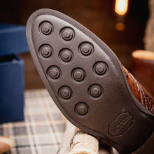 Load image into Gallery viewer, 43-594-BRN MARCO Ostrich Quill Chukka Boot, Brown