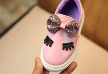 Load image into Gallery viewer, Children's Girls Princess Shoes Bow Big Casual High Quality Material Comfortable No-slip Shoe