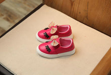 Load image into Gallery viewer, Children's Girls Princess Shoes Bow Big Casual High Quality Material Comfortable No-slip Shoe