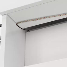 Load image into Gallery viewer, Natural White Corner Computer Desk with Hutch and Storage