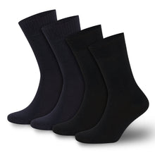 Load image into Gallery viewer, Men’s & Women’s Bamboo Diabetic Crew Socks 4-Pack