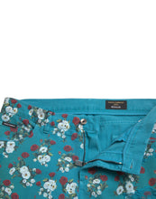 Load image into Gallery viewer, Dolce & Gabbana Blue Floral Print Skinny Cotton Denim Pants