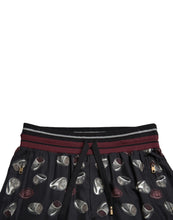 Load image into Gallery viewer, Dolce & Gabbana Black Ring Silk Jogging Trousers Pants
