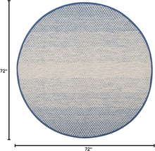 Load image into Gallery viewer, 🧵 Safavieh Montauk Handmade Cotton Area Rug – 6' Round, Eco-Friendly Hand-Woven Flatweave, Transitional Pattern in Vibrant Colors – Soft & Durable, 100% Natural Cotton