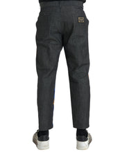 Load image into Gallery viewer, Dolce & Gabbana Multicolor Tiger Leopard Cotton Loose Tapered Pants