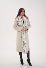 Load image into Gallery viewer, Genuine Arctic Fox Virgin Wool Wrap Coat