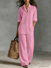 Load image into Gallery viewer, Women's Bohemian Top & Pants Set – Resort Lounge Co-ord