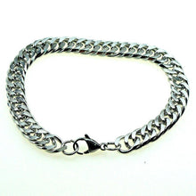 Load image into Gallery viewer, Luxury Miami Stainless Steel Chain Bracelets For Men Flat Curb Bracelet Hip Hop Rock Sports Jewelry Style