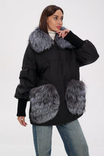 Load image into Gallery viewer, Genuine Silver Fox Down Fill Coat