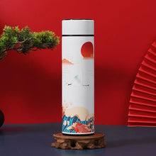 Load image into Gallery viewer, 450mln Style Intelligent Thermos Bottle Classical Style Touch Display Stainless Steel Vacuum Flask Mug Water Bottles Temperature Display Insulated Vacuum Insulated 304 Stainless Steel Water Bottle Heat Resistant Insulated Water Bottle