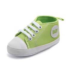 Load image into Gallery viewer, Canvas Classic Sports Sneakers Baby Boys Girls First Walkers Shoes Infant Toddler Soft Sole Anti-slip Baby Shoes