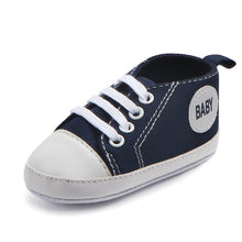 Load image into Gallery viewer, Canvas Classic Sports Sneakers Baby Boys Girls First Walkers Shoes Infant Toddler Soft Sole Anti-slip Baby Shoes