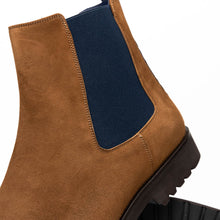 Load image into Gallery viewer, 46-210-CGN GIANNA Suede Chelsea Boot, Cognac