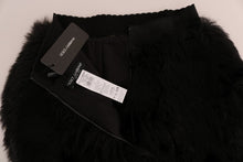 Load image into Gallery viewer, Dolce & Gabbana Black Mink Nutria Fur Mini Hot Pants