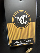 Load image into Gallery viewer, Moda Color Black Double Breasted Turkish Suit with Gold Buttons