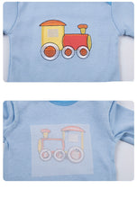 Load image into Gallery viewer, Newborn Long Sleeve Triangle Bodysuit & Towel Socks Gift Set - # BANB11110015