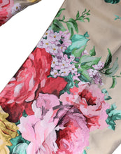 Load image into Gallery viewer, Dolce & Gabbana Beige Floral Jacquard High Waist Tapered Pants