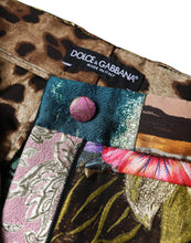 Load image into Gallery viewer, Dolce & Gabbana Multicolor Patchwork Jacquard High Waist Pants
