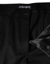Load image into Gallery viewer, Dolce & Gabbana Black Cashmere Mid Waist Women Boot Cut Pants