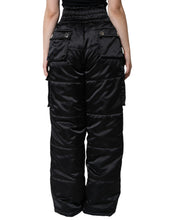 Load image into Gallery viewer, Dolce & Gabbana Black Quilted High Waist Women Boot Cut Pants