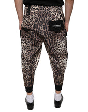 Load image into Gallery viewer, Dolce & Gabbana Brown Leopard Polyester Jogger Pants