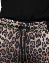 Load image into Gallery viewer, Dolce & Gabbana Brown Leopard Polyester Jogger Pants