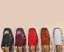 Load image into Gallery viewer, Bidwill Genuine Leather Fisherman Flat Sandals