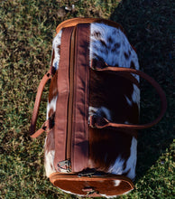 Load image into Gallery viewer, Cowhide Duffel bag