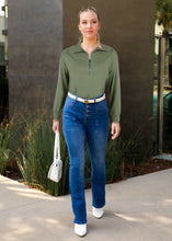 Load image into Gallery viewer, Zip Up Funnel Neck Sweater