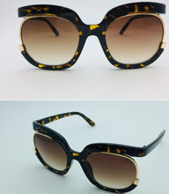 Load image into Gallery viewer, Cat Eye Half-Frame UV400 Sunglasses – Women’s Fashion Eyewear