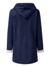 Load image into Gallery viewer, Full Size Pocketed Long Sleeve Hooded Toggle Jacket – Stylish & Functional Outerwear for Women