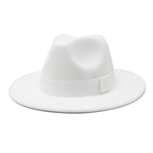 Load image into Gallery viewer, Autumn Winter Big Brim Wool Hat – Unisex Bell Crown Bucket Hat