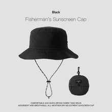 Load image into Gallery viewer, Wide-Brim UV Protection Nylon Sun Hat – Breathable Outdoor Hat for Women & Men