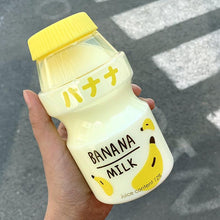 Load image into Gallery viewer, 480ml Plastic Water Bottle Tour Drinking Bottle Shape Cute Lovely Milk Carton Shaker Bottle for Kids / Girl /Adult Glass Fruit Water Bottle Without 480ml BPA Pretty Water Bottles of Strawberry Milk Heat Resistant Water Bottles