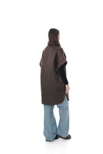 Load image into Gallery viewer, Emery Relaxed Fit Vest in Chocolate